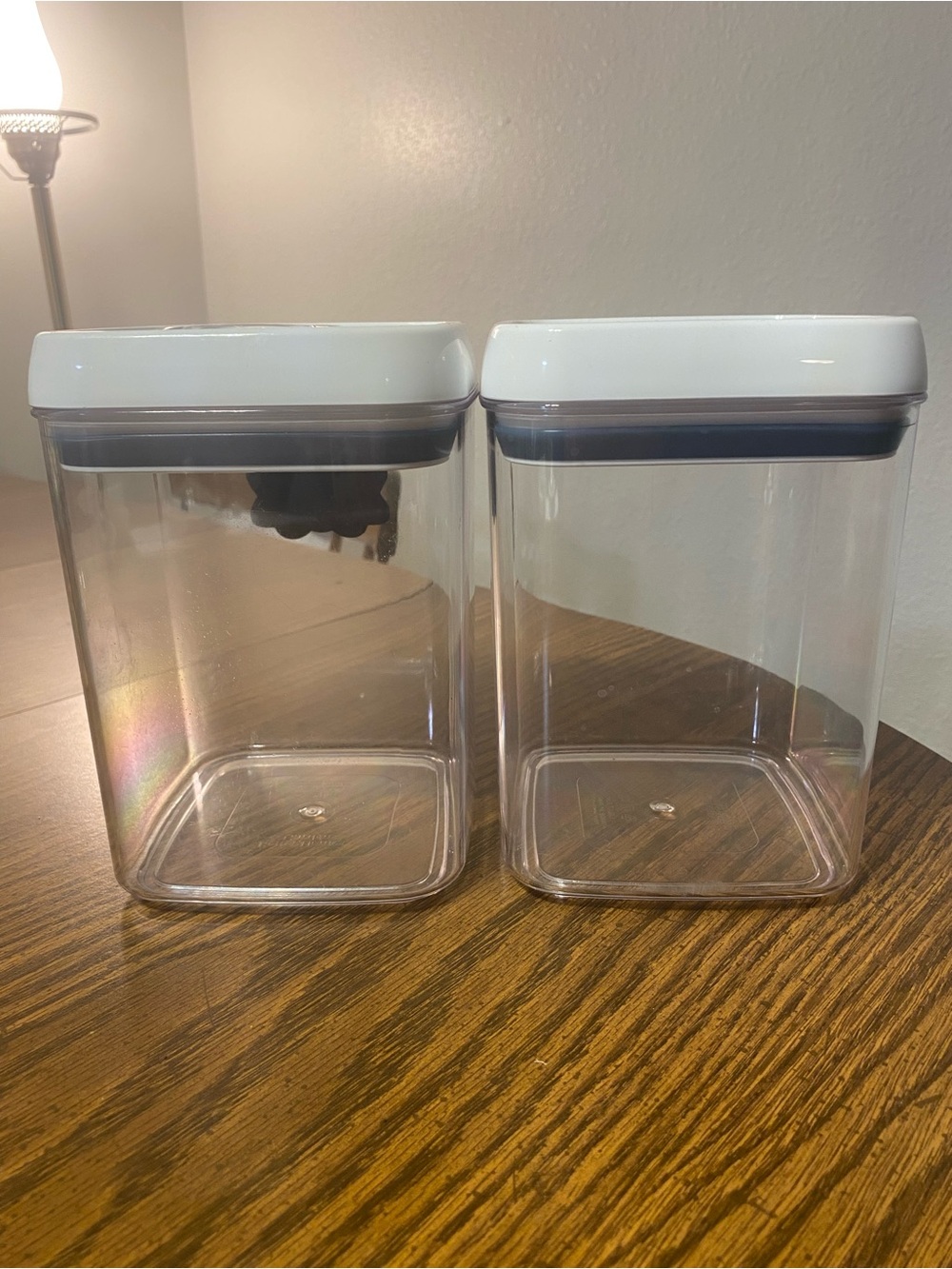 Better Homes And Gardens Flip-tight Pantry Canisters with White Lids (Set of 2)